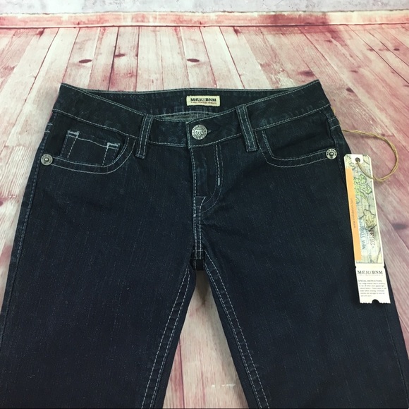 💙MEK Denim New York Bootcut denim jean size 26 - Picture 2 of 7